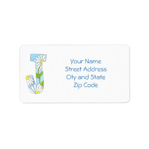 Daisy Address Label to Personalize or Customize