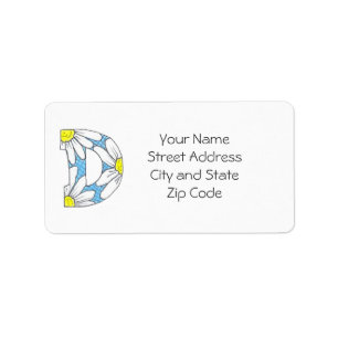 Daisy Address Label to Personalize or Customize