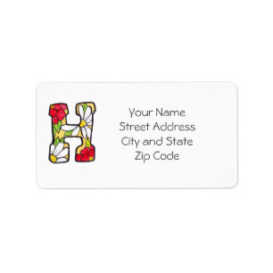 Daisy Address Label to Personalize or Customize