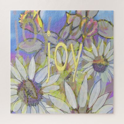 Daisy and Daffodils: Floral Dreams of Joy  Jigsaw Puzzle