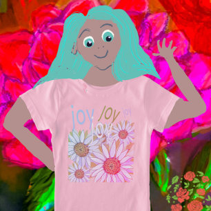 Daisy and Daffodils: Floral Dreams of Joy T-Shirt