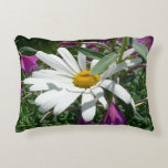 Daisy and Fireweed Decorative Pillow