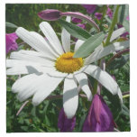 Daisy and Fireweed Wildflower Cloth Napkin