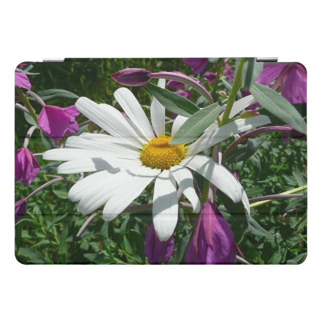 Daisy and Fireweed Wildflower iPad Pro Cover (Horizontal)
