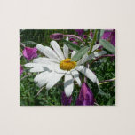 Daisy and Fireweed Wildflower Jigsaw Puzzle