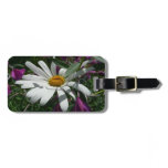 Daisy and Fireweed Wildflower Luggage Tag