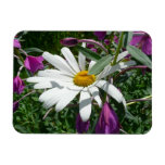 Daisy and Fireweed Wildflower Magnet