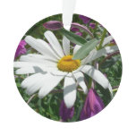 Daisy and Fireweed Wildflower Ornament