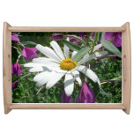 Daisy and Fireweed Wildflower Serving Tray