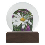 Daisy and Fireweed Wildflower Snow Globe
