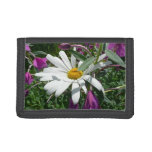 Daisy and Fireweed Wildflower Tri-fold Wallet