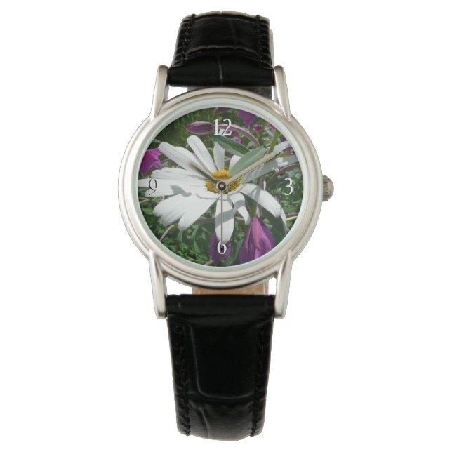 Daisy and Fireweed Wildflower Watch (Front)