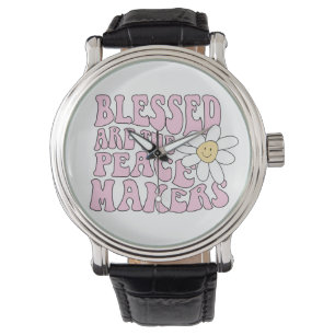 Daisy and Peace Makers Slogan Watch