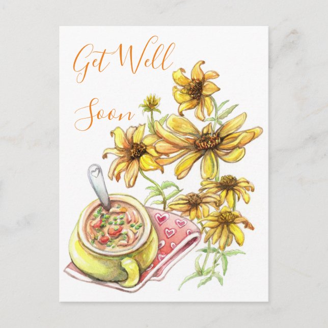 Daisy and Soup Postcard (Front)