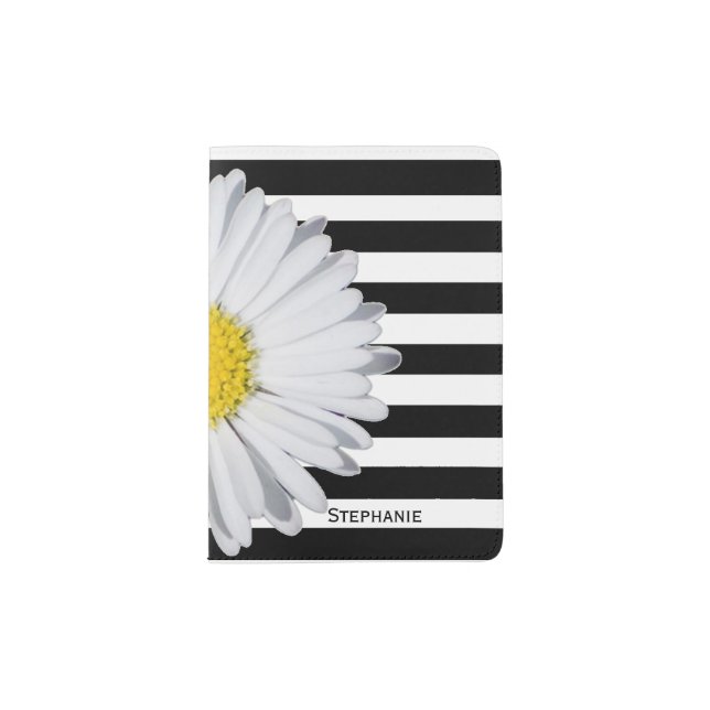 Daisy and Stripes Passport Holder (Front)