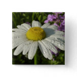 Daisy and Summer Lilac Button