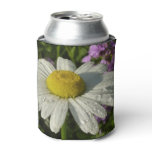 Daisy and Summer Lilac Wildflower Can Cooler