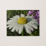 Daisy and Summer Lilac Wildflower Jigsaw Puzzle