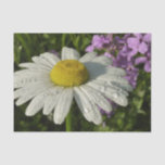 Daisy and Summer Lilac Wildflower Tissue Paper