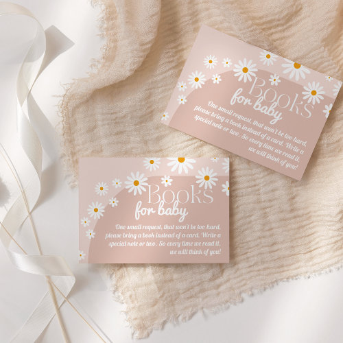 Daisy Baby in bloom Boho Girl Baby Shower books