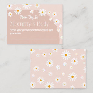 Daisy Baby in bloom Boho Girl Baby Shower game Enclosure Card