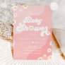 Daisy Baby Shower Boho Hippy Vibes Baby Shower Invitation