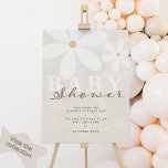 Daisy Baby Shower Gender Neutral Welcome Sign<br><div class="desc">Gorgeous and elegant floral daisy design perfect for welcoming your guests upon arrival. Easily personalize the sign descriptions and be sure to check out my full collection for matching products.</div>