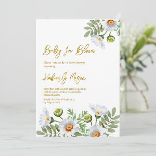 Daisy Baby Shower Invitation