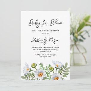 Daisy Baby Shower Invitation