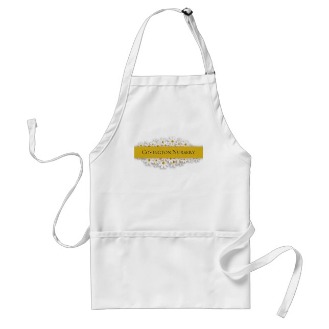 Daisy Banner Business Apron (Front)