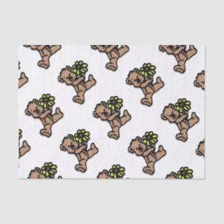 Daisy Bear Design Tissue Paper