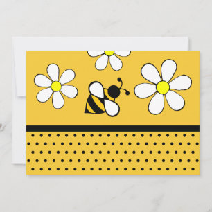 Daisy Bee Invitations