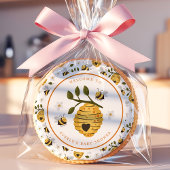 Daisy Beehive Bumblebee Bee Baby Shower Sugar Cookie