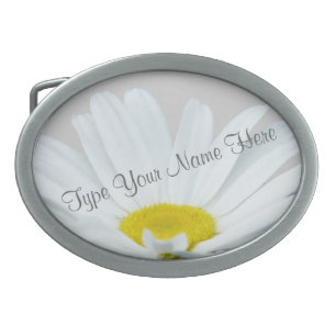 Daisy Belt Buckle Personalized Daisy Belt Buckle