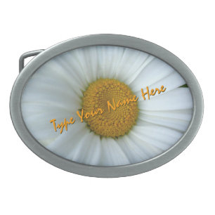 Daisy Belt Buckle Personalized Daisy Belt Buckle