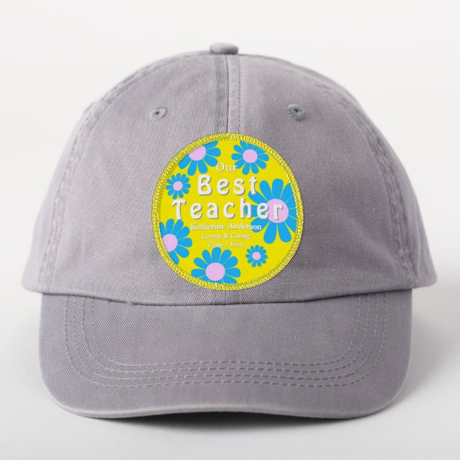 Daisy Best Teacher Yellow Patch (On Headwear)