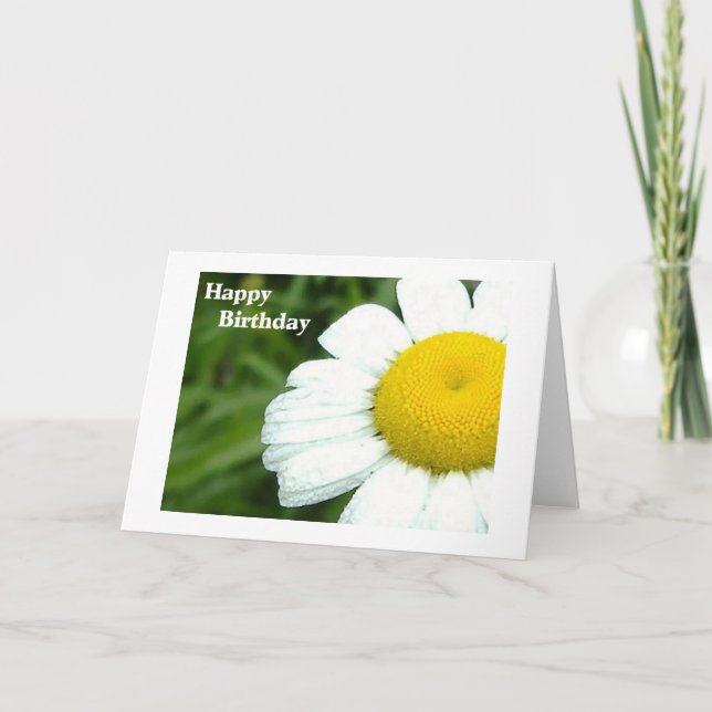 Daisy Birthday Card (Front)
