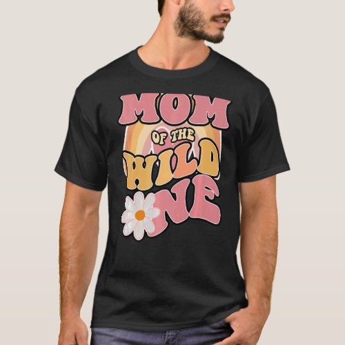 Daisy Birthday Mom Wild One Boho Daisy 1st Birthda T_Shirt