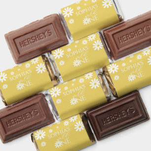 Daisy Birthday Party Bohmian Wild One 1st Birthday Hershey's Miniatures