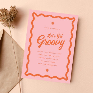 Daisy Birthday Party Invitation