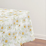 Daisy Birthday Shower Wedding Party Floral Tablecloth