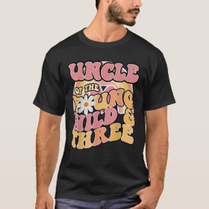 Daisy Birthday Uncle Young Wild 3 Boho 3rd Matchin T-Shirt