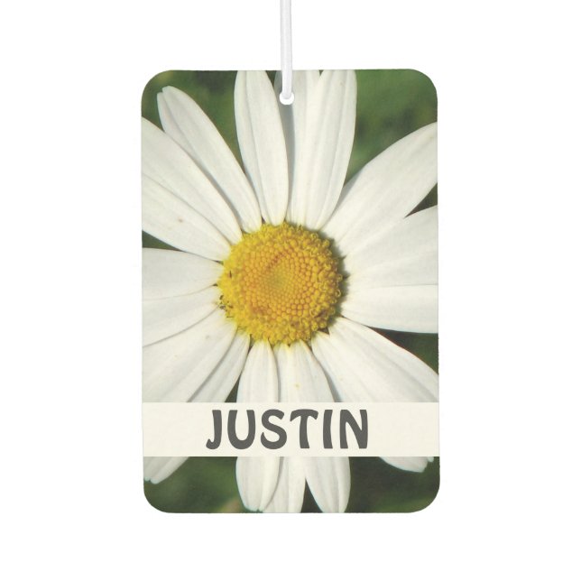 Daisy Bloom seamless pattern + your ideas Air Freshener (Front)