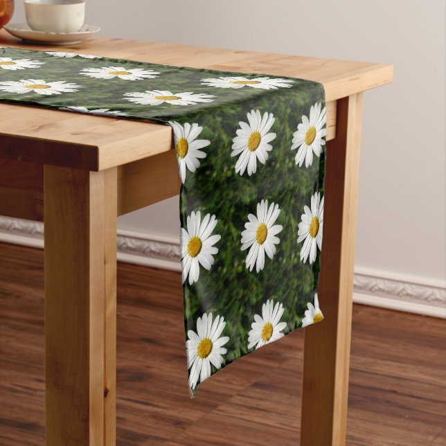 Daisy Bloom seamless pattern + your ideas Long Table Runner (In Situ)