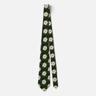 Daisy Bloom seamless pattern + your ideas Neck Tie
