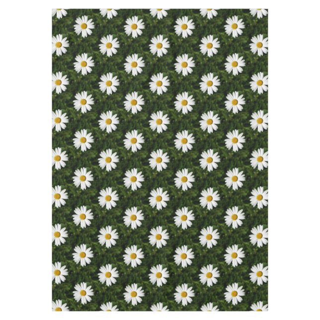 Daisy Bloom seamless pattern + your ideas Tablecloth (Front)