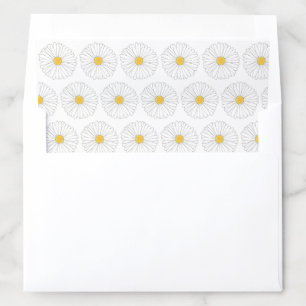 Daisy Blossom Flower Daisies Garden Party Floral Envelope Liner