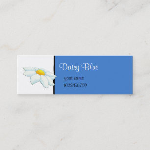 Daisy blue small Business Card