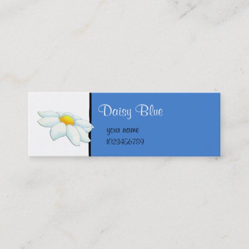 Daisy blue small Business Card