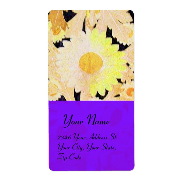 DAISY , blue yellow black Label (Front)